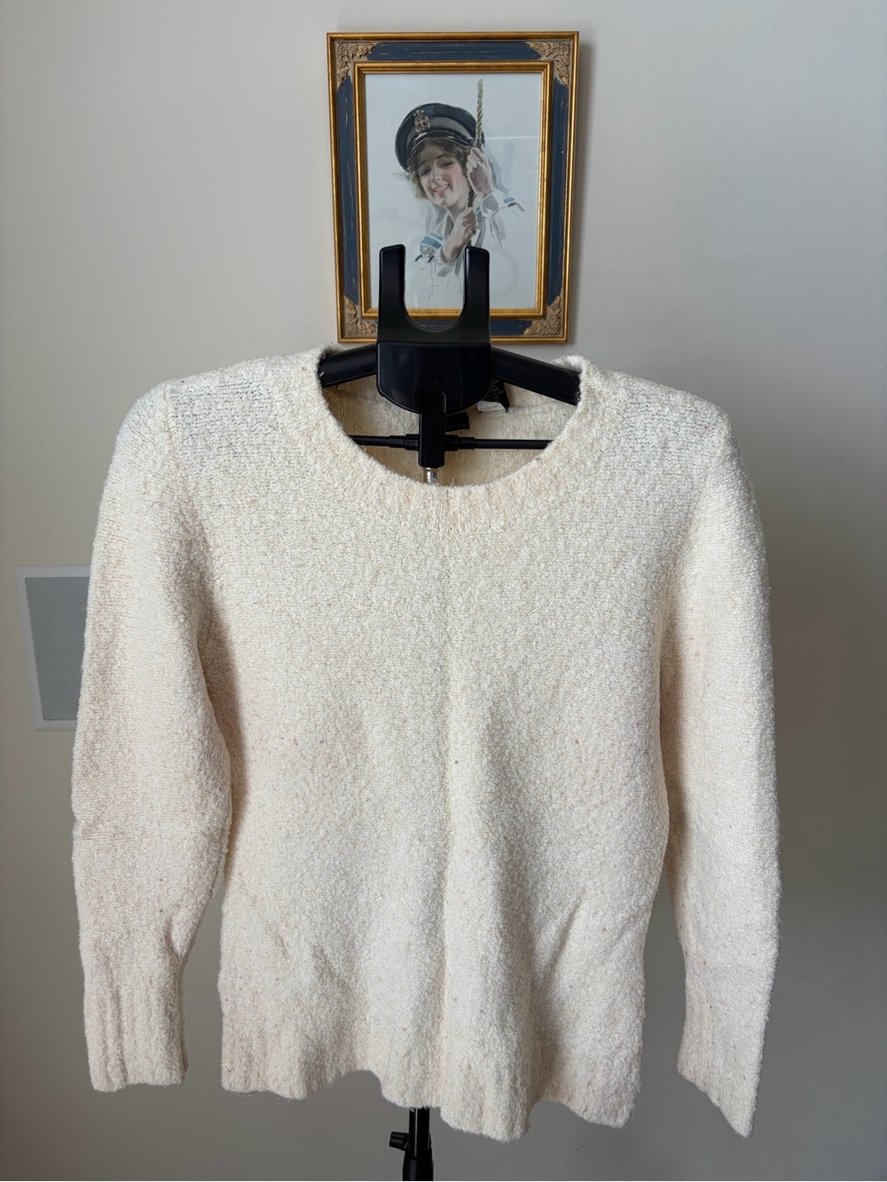 Moda International XL Cream Bouclé Sweater | Basically a Cozy Sheep